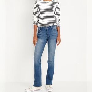 {Old Navy} "Mid Rise Wow Boot Cut" Blue Bootcut Stretch Denim Jeans